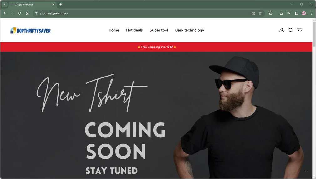 Shopthriftysaver.shop scam