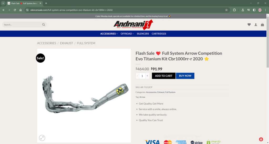 Silencerssale.com scam