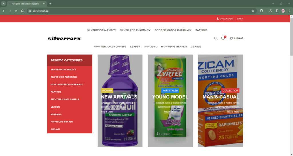 Silverrorx.shop scam