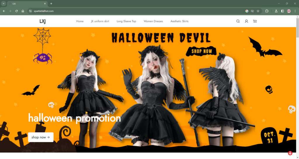 Sparklefallhot.com scam