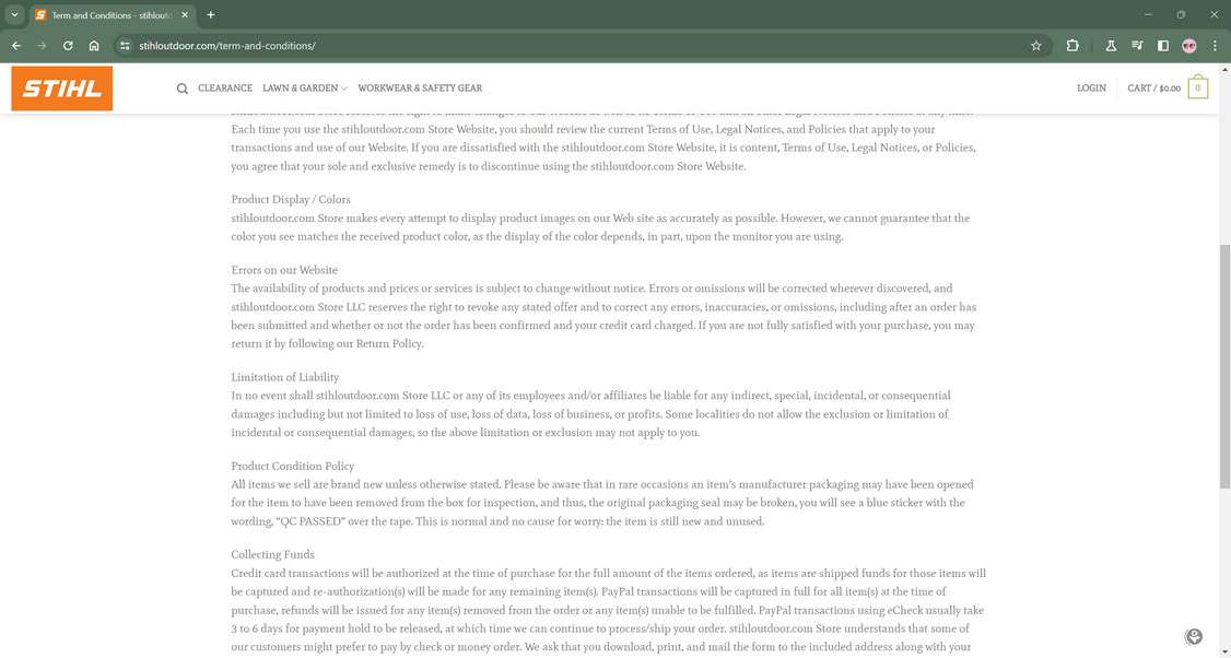 Stihloutdoor.com scam