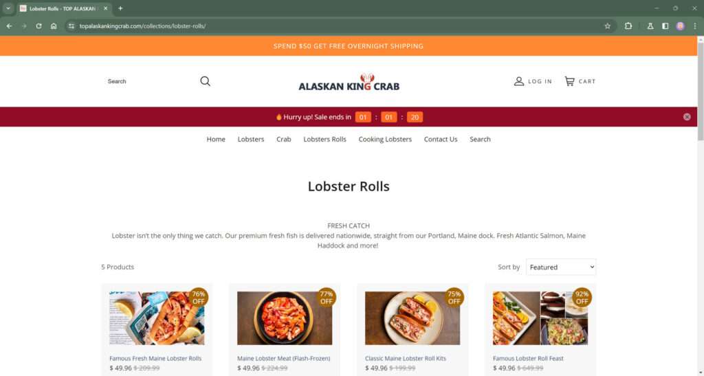 King Crab Scam Websites - Beware Of These Fake Online Stores - MalwareTips  Blog