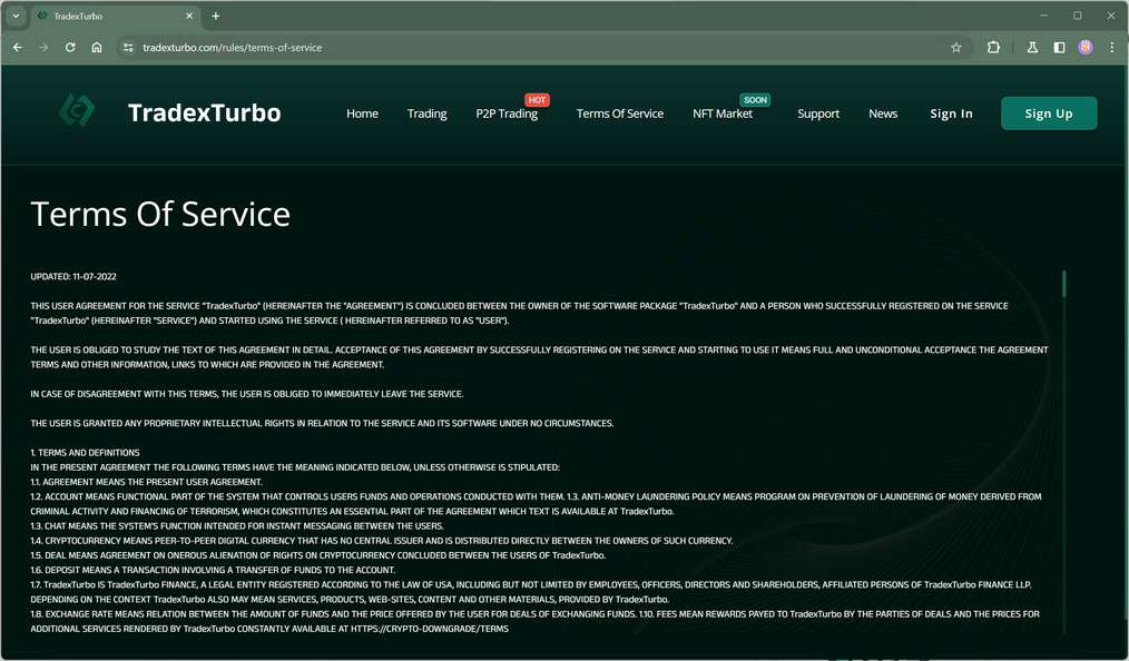 Don't Fall For the TradexTurbo Crypto Scam - Read This 1 TradexTurbo