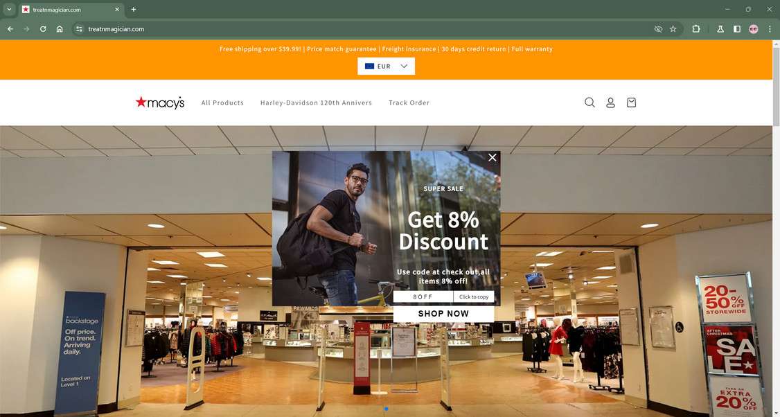 Treatnmagician.com scam