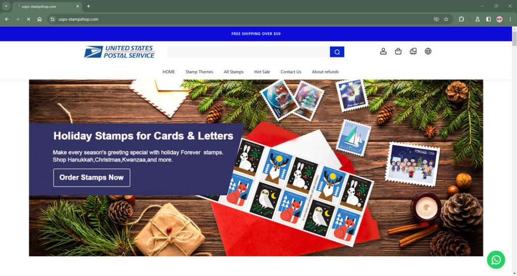 US Postal Service Alerts re Counterfeit Stamps Online