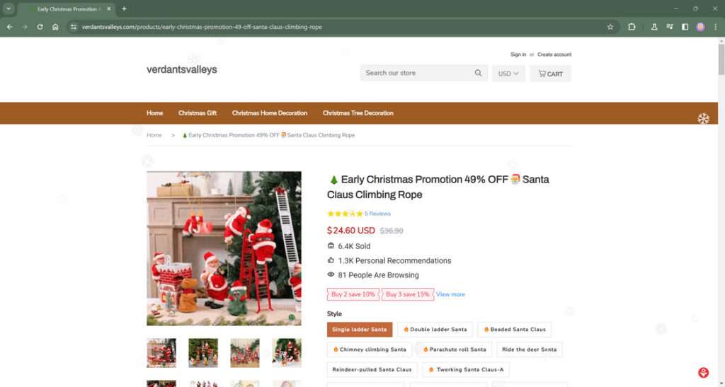 Verdantsvalleys.com scam