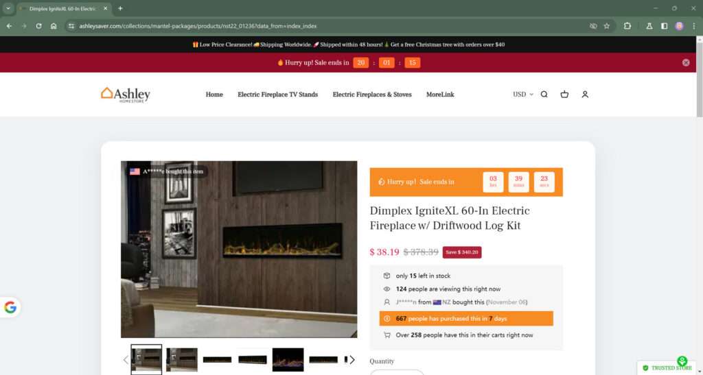 ashleysaver.com scam