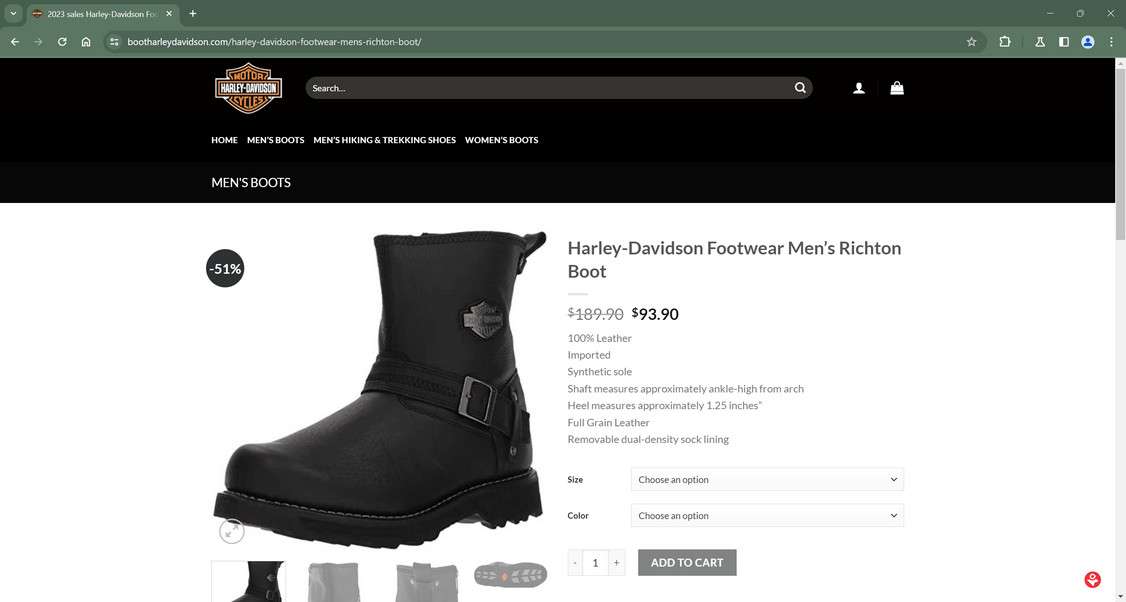 Beware Of The Harley-Davidson Clearance Sale 90% Off Scams