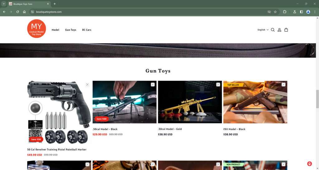 boutiquetoystore.com scam