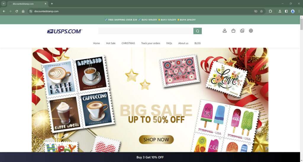 discountedstamp.com scam