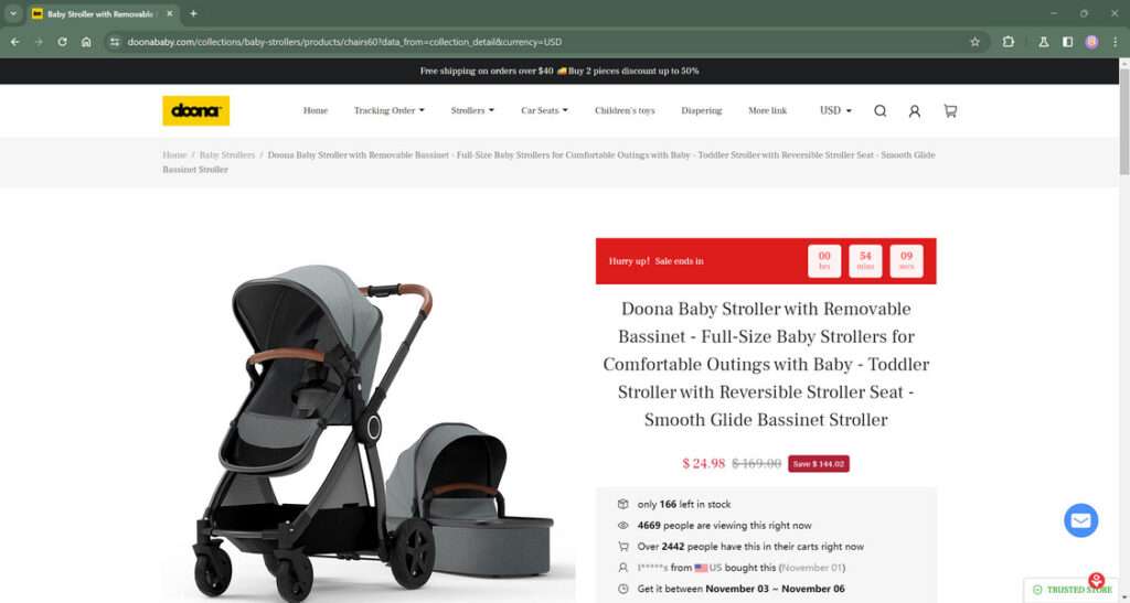 Fake doona hotsell car seat