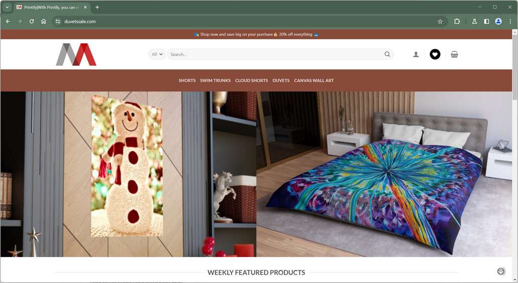 duvetssale.com scam