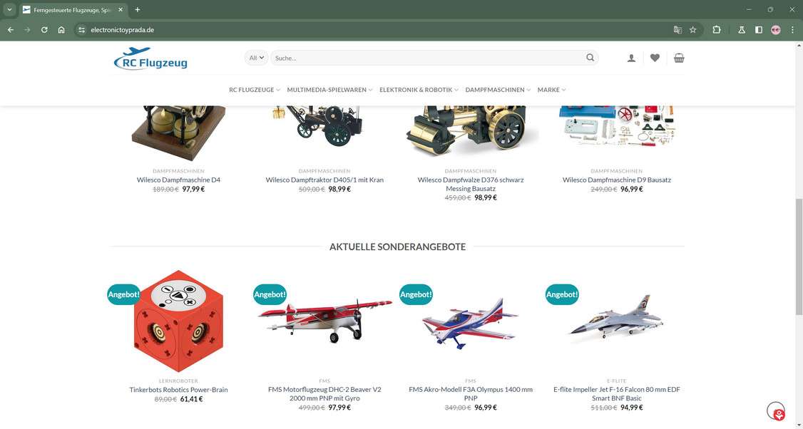 electronictoyprada.de scam