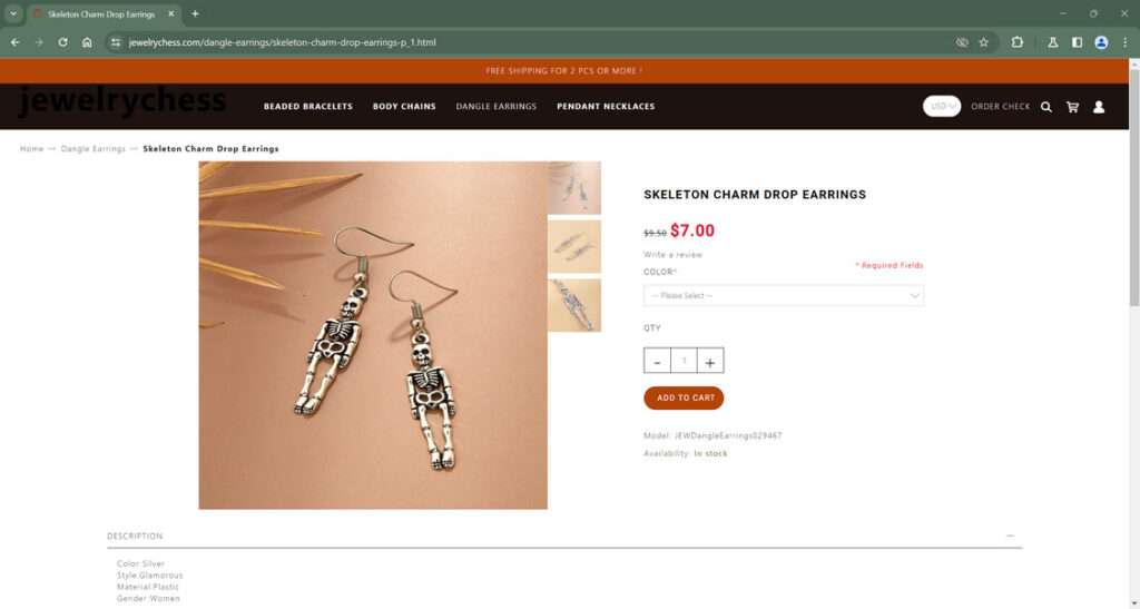 Fake deals jewelry websites