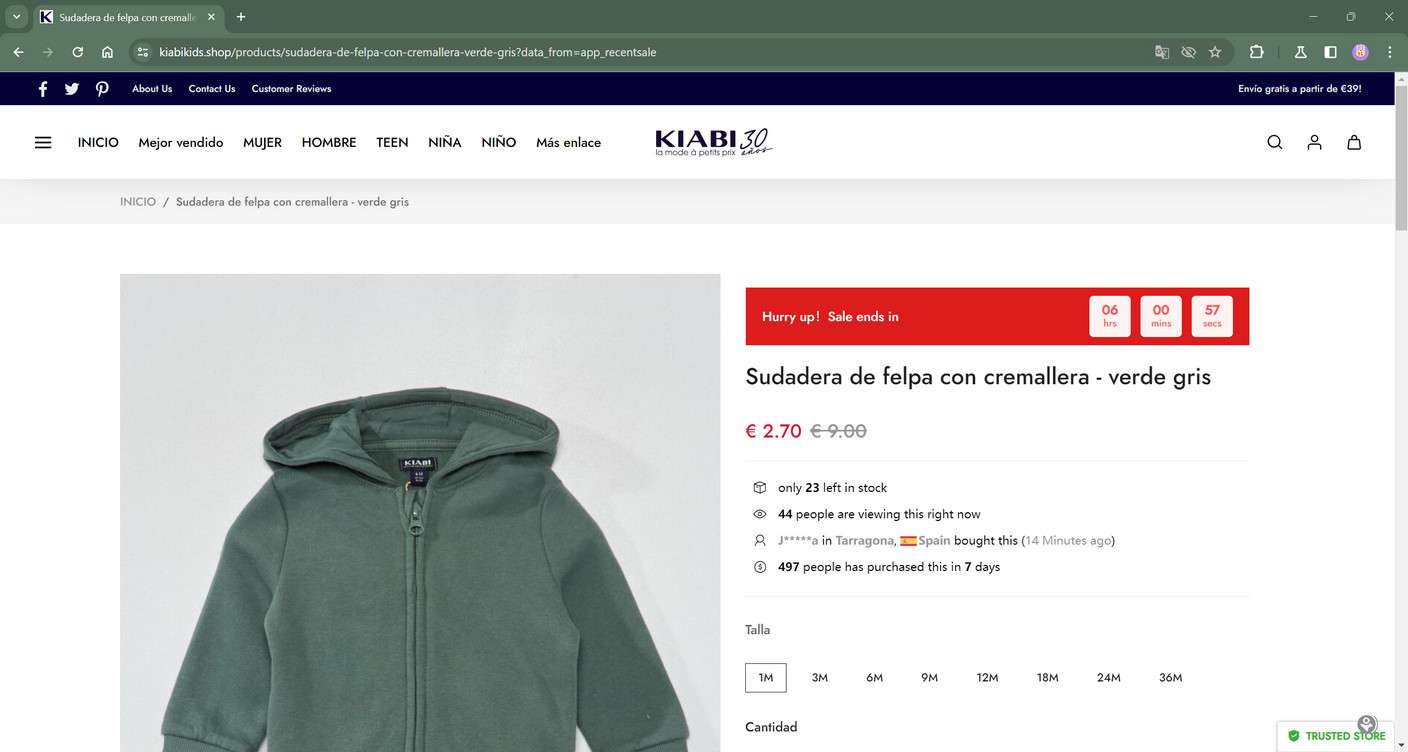 kiabikids.shop scam