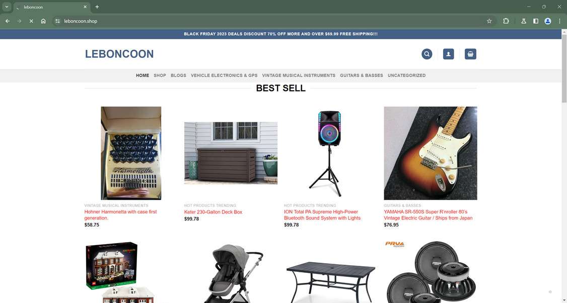 leboncoon.shop scam