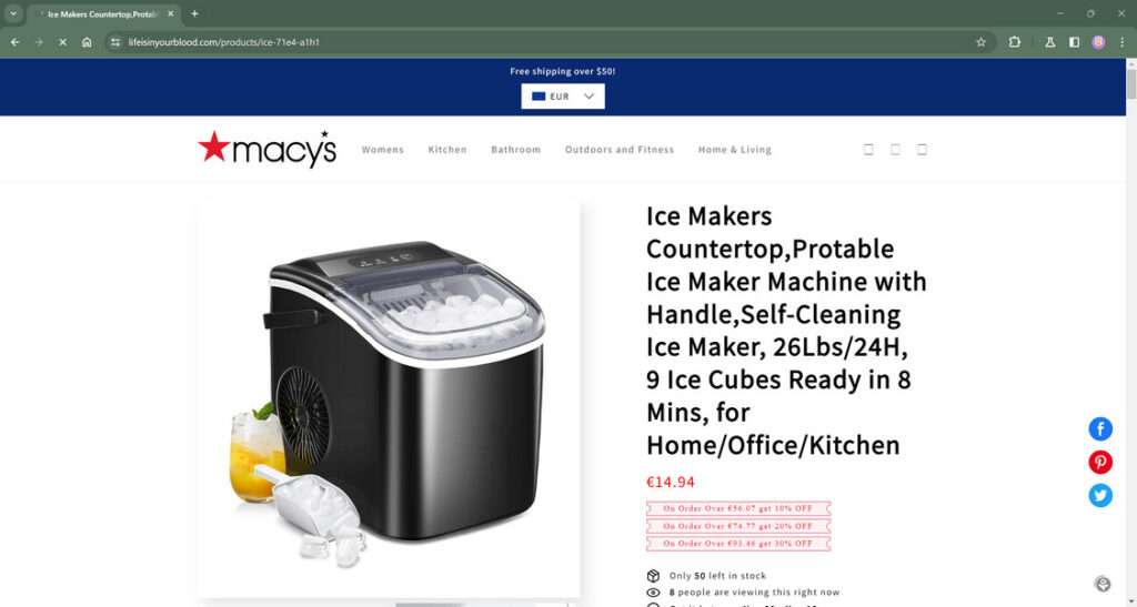 lifeisinyourblood.com scam