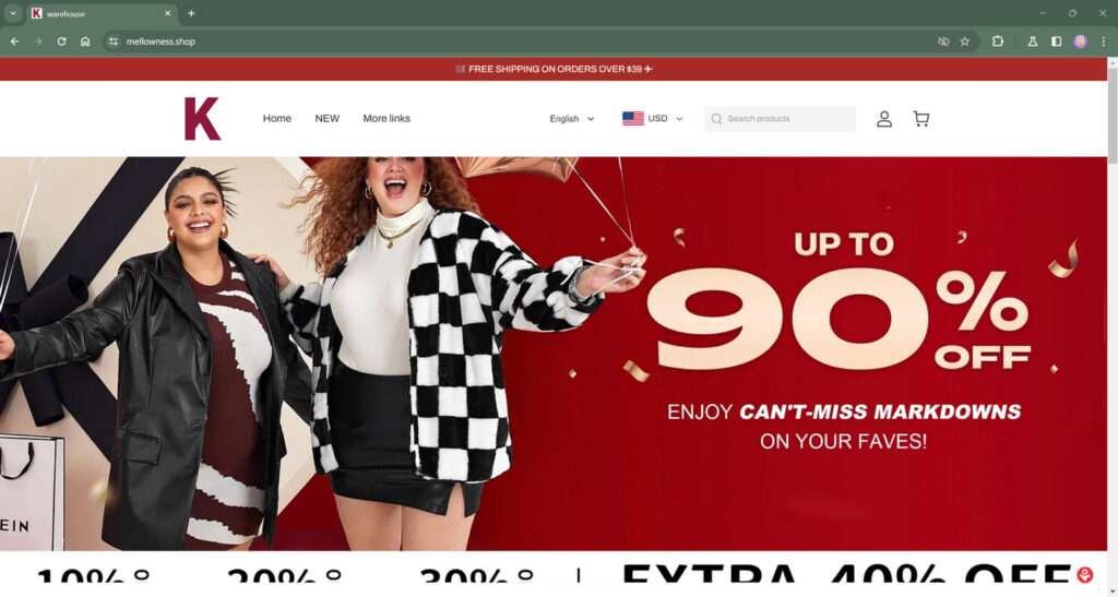 mellowness.shop scam