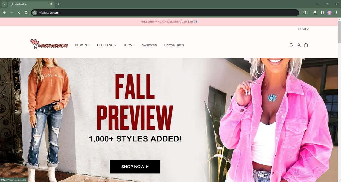 missfassion.com scam