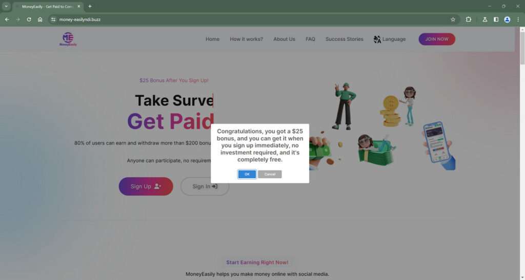 money-easilyndi.buzz scam