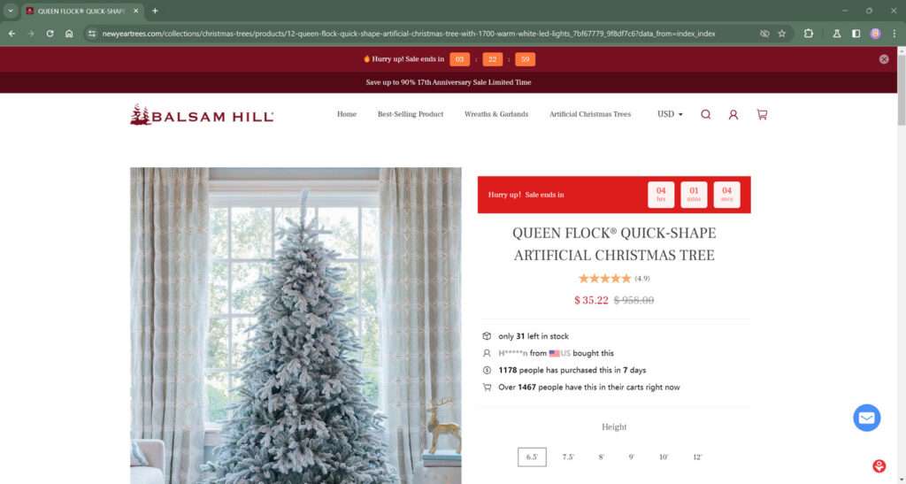 Newyeartrees.com Store Scam - Don't Become Their Victimnewyeartrees.com