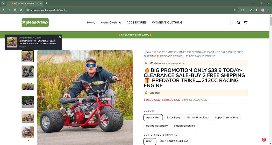 styleandshop.shop scam