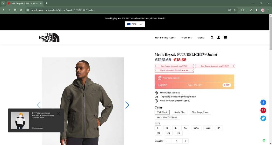 thesafeevent.com scam