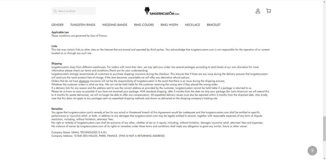 tungstencustom.com scam