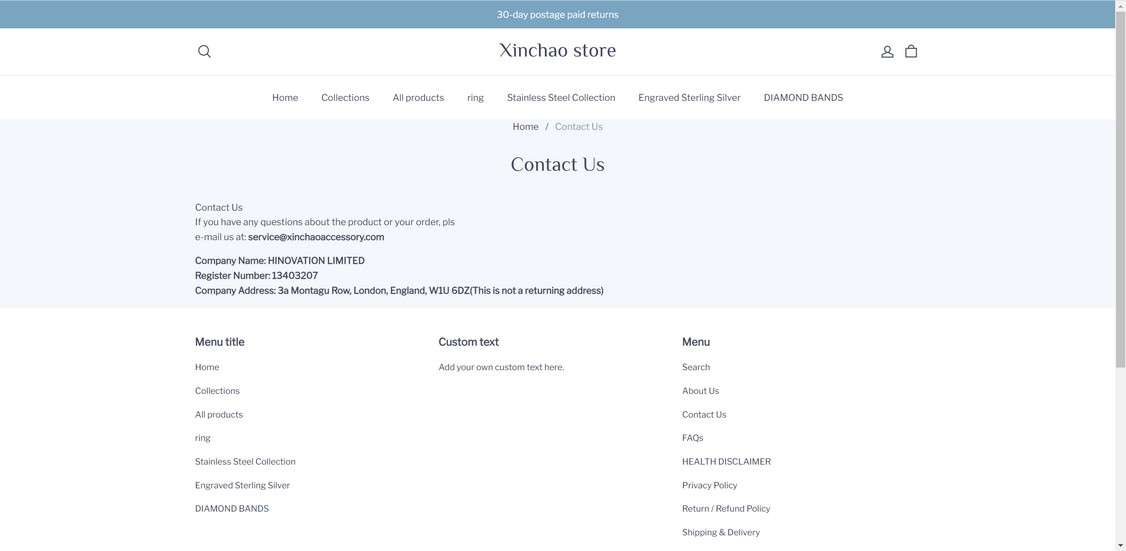 xinchaoaccessory.com scam