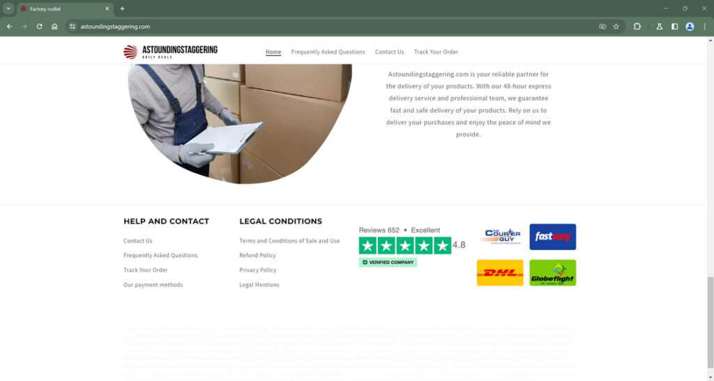 Astoundingstaggering.com scam