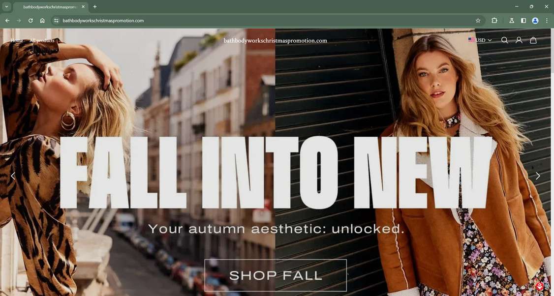 Bathbodyworkschristmaspromotion.com scam