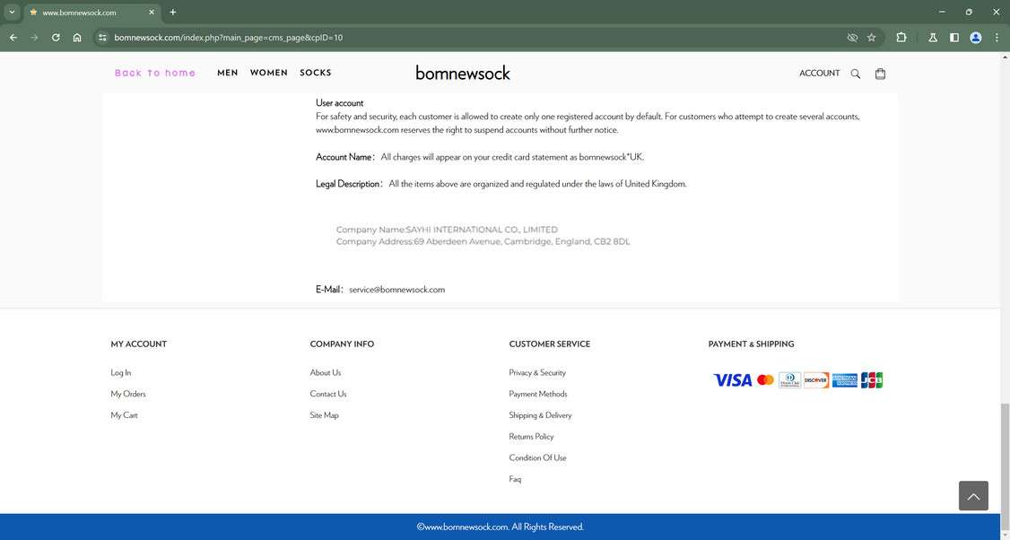 Bomnewsock.com scam