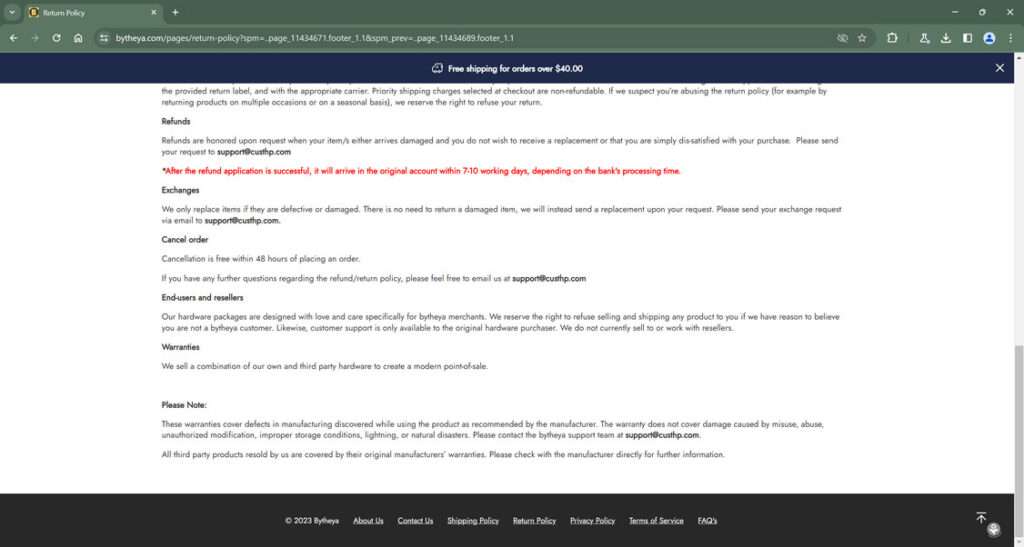 Bytheya.com Scam Store: What You Need To Know 1 Bytheya.com scam