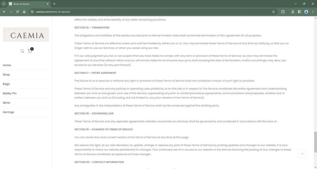 Caemia.com Scam Store: What You Need To Know 1 Caemia.com scam
