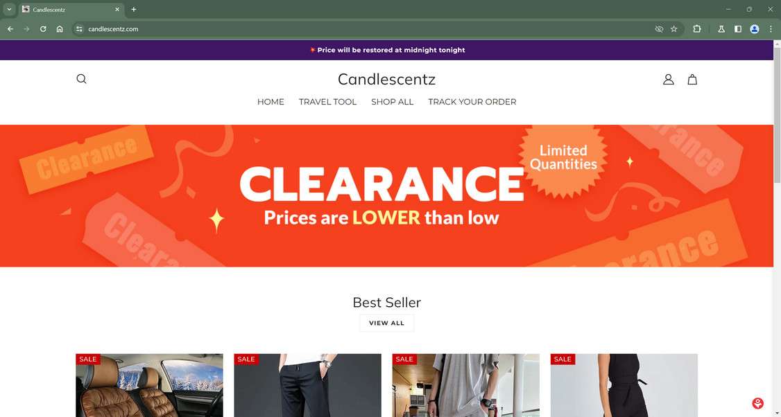Candlescentz.com scam