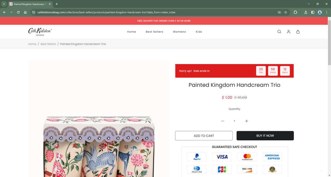 Cathkidstonukbag.com scam