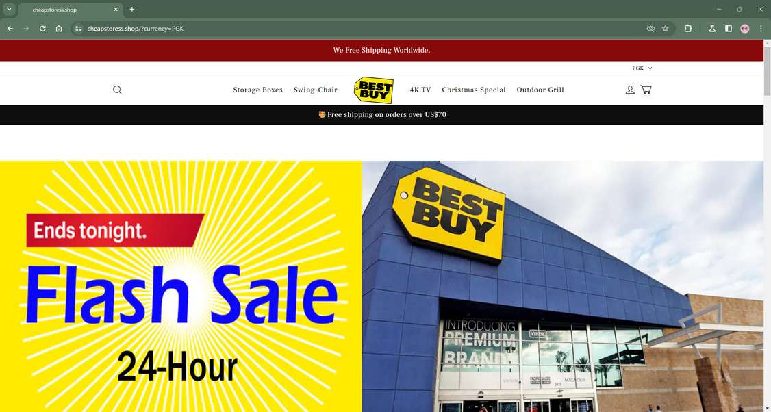 Cheapstoress.shop scam