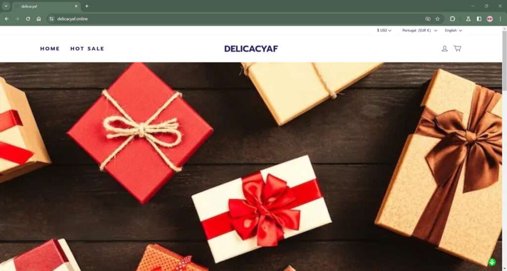 Delicacyaf.online scam