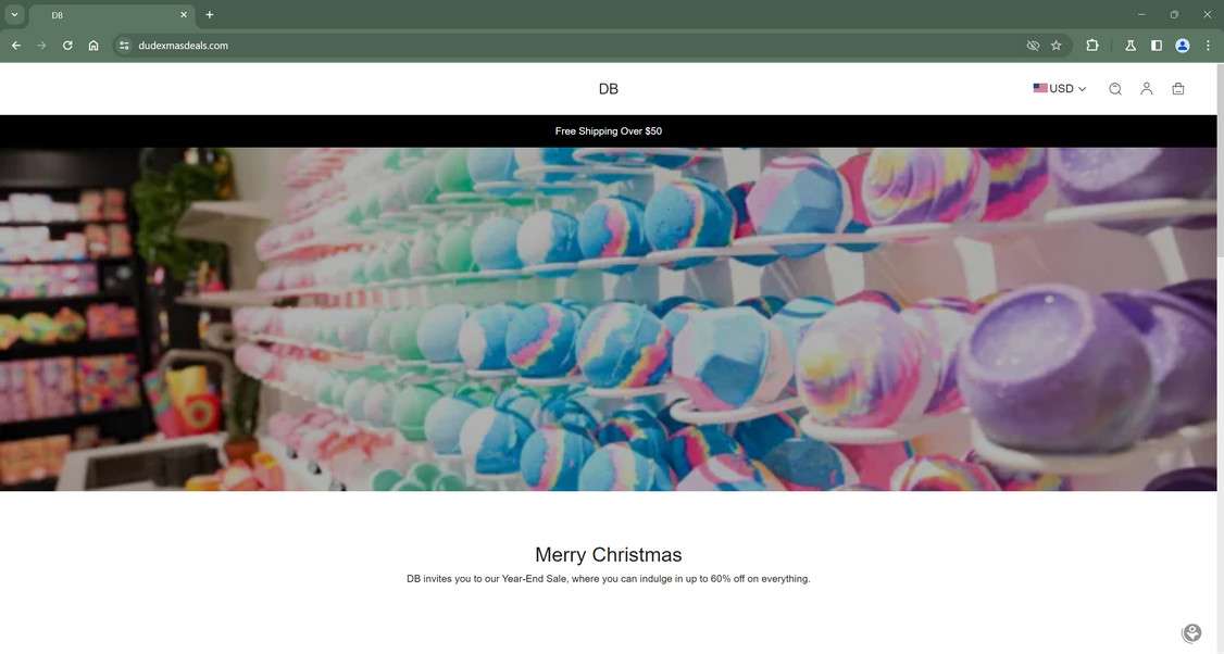 Dudexmasdeals.com scam