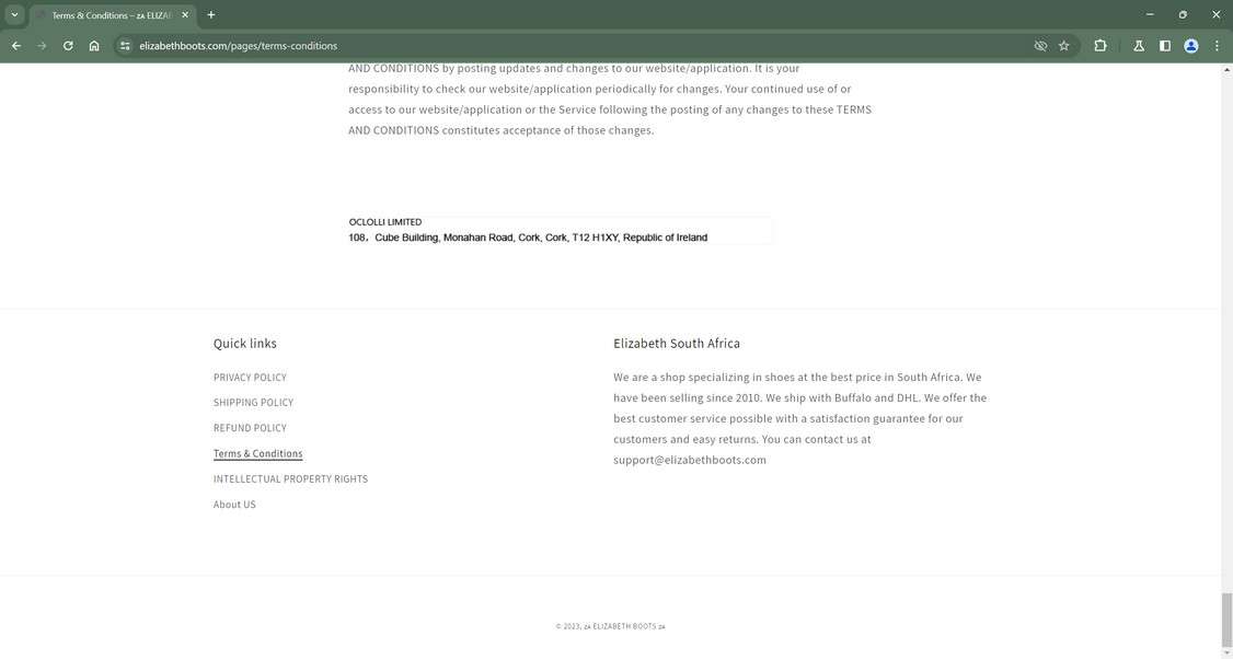 Elizabethboots.com scam