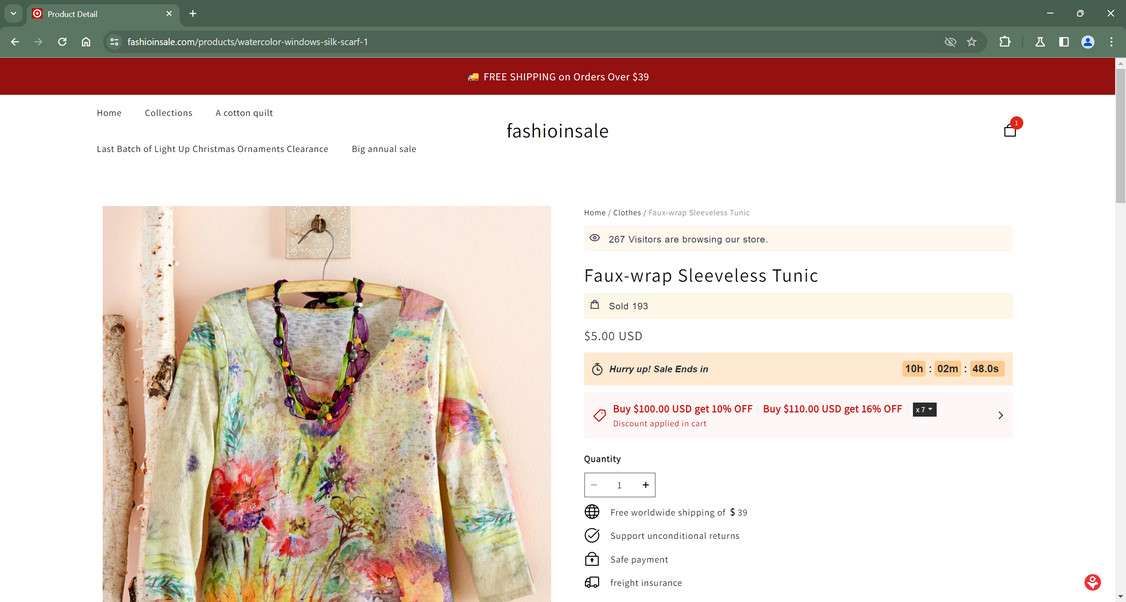 Fashioinsale.com scam