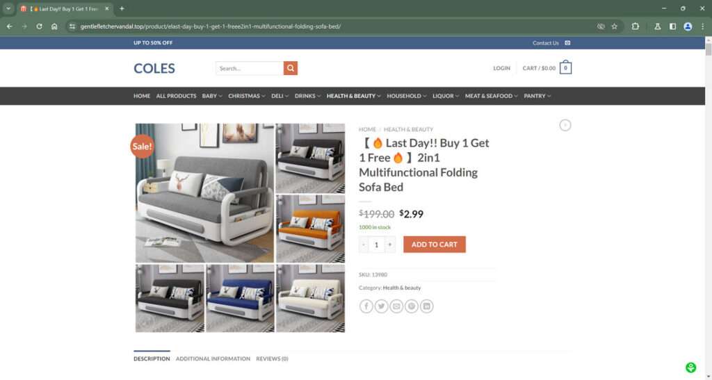 Gentlefletchervandal.top scam