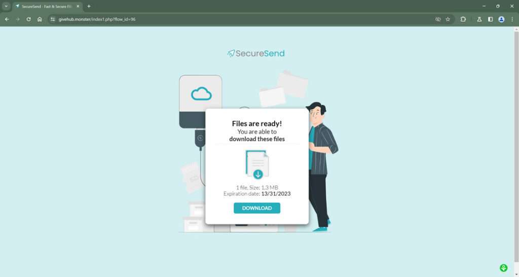 Givehub.monster malware