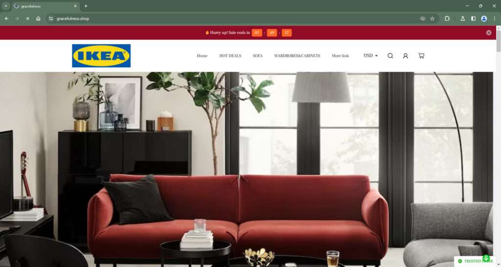 Gracefulness.shop scam