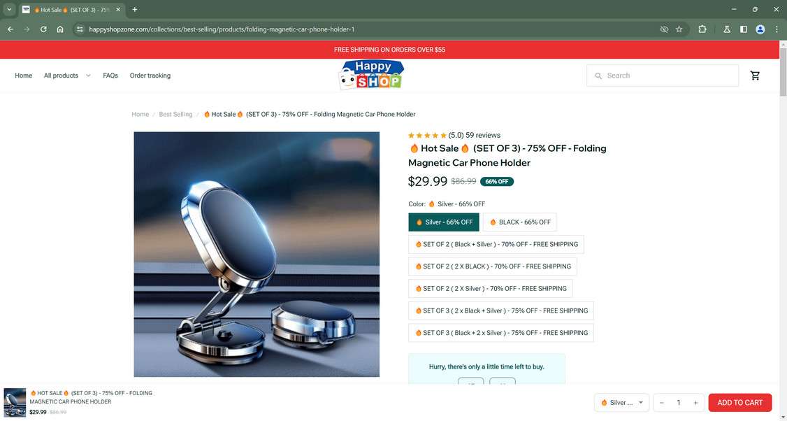 Happyshopzone.com scam