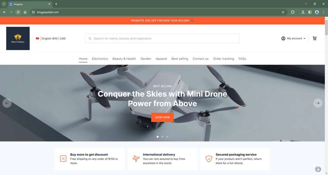 Kinggraystyle.com scam