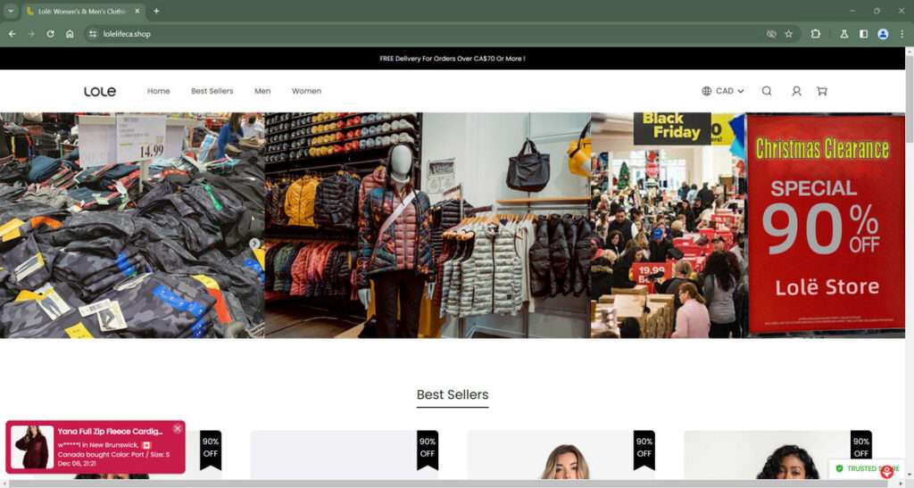 Lolelifeca.shop scam