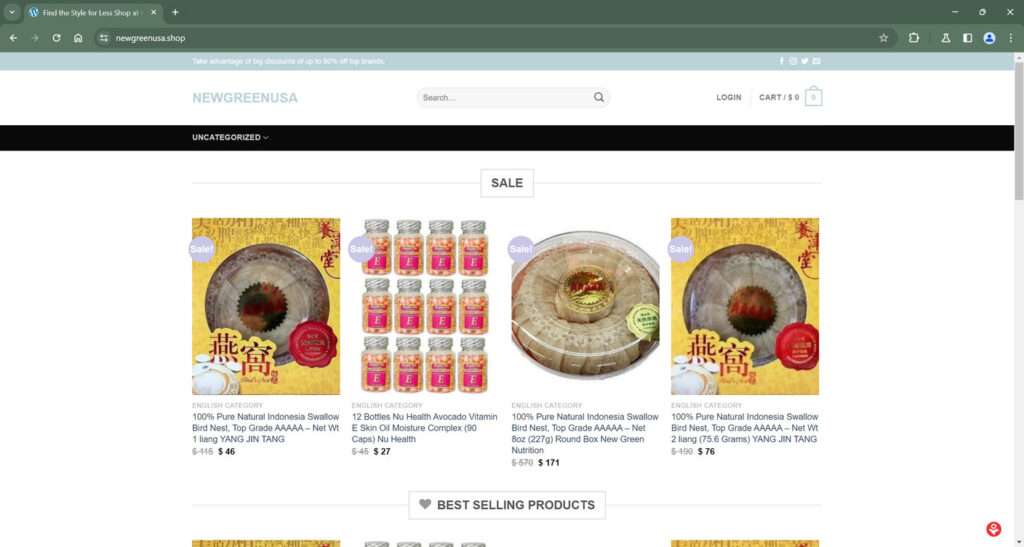 Newgreenusa.shop scam