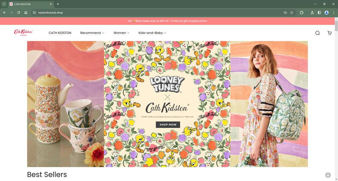 Nextonlineclub.shop scam