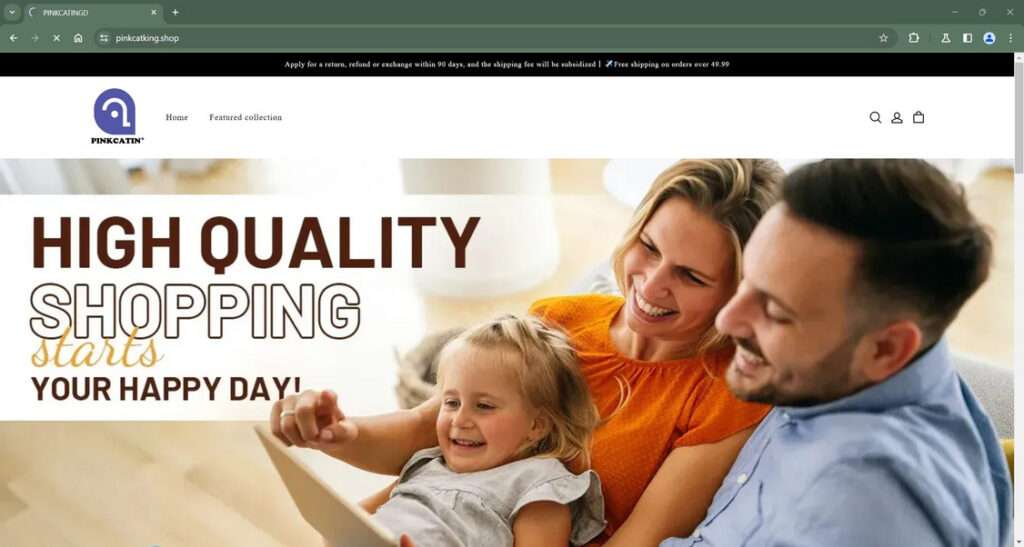 Pinkcatking.shop scam